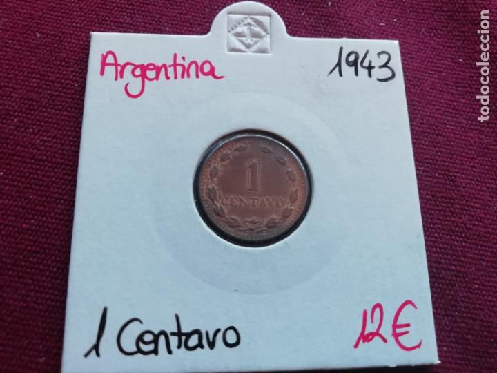 Monedas antiguas de Am&eacute;rica: Argentina. Centavo de 1943. SC - Foto 1