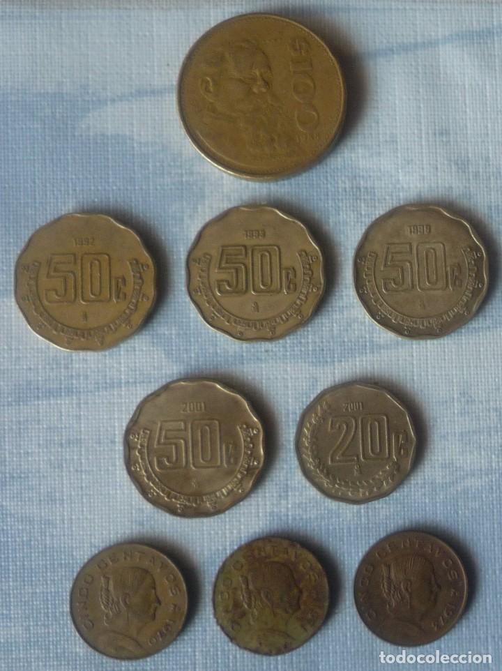 Monedas antiguas de Am&eacute;rica: LOTE DE 9 MONEDAS DE MEXICO - Foto 1