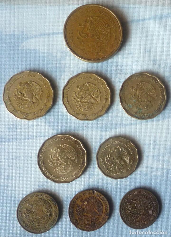 Monedas antiguas de Am&eacute;rica: LOTE DE 9 MONEDAS DE MEXICO - Foto 2