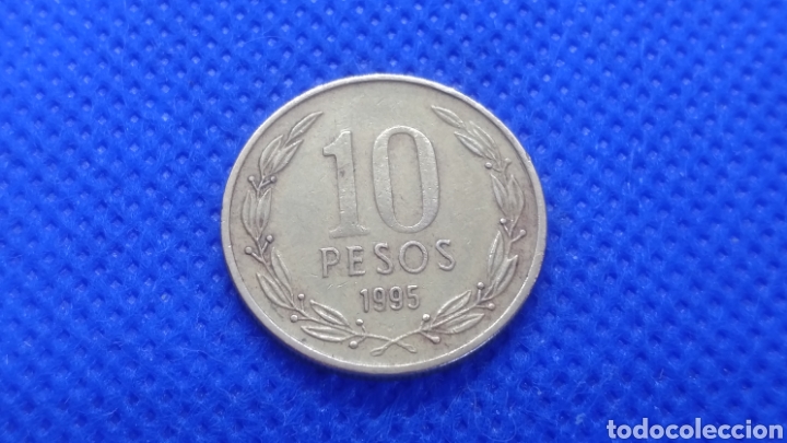 Monedas antiguas de Am&eacute;rica: CHILE 10 PESOS 1995 - Foto 2