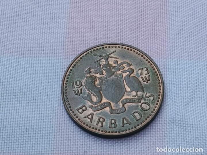 Monedas antiguas de Am&eacute;rica: One Cent. Barbados. 1973 - Foto 2