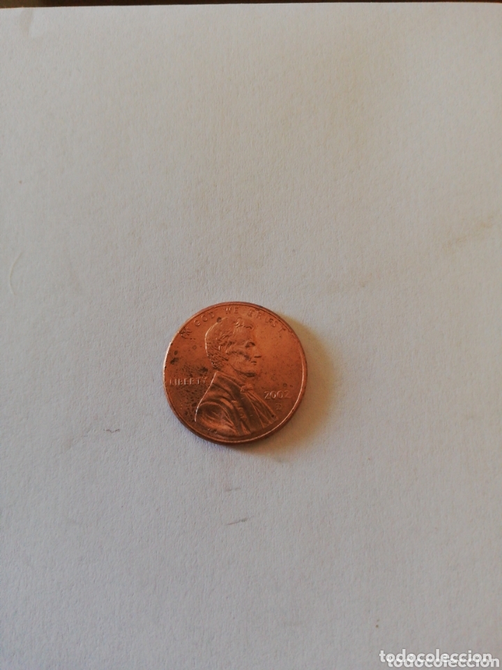 Monedas antiguas de Am&eacute;rica: Moneda USA 1 cmo. A&ntilde;o 2002 D - Foto 1