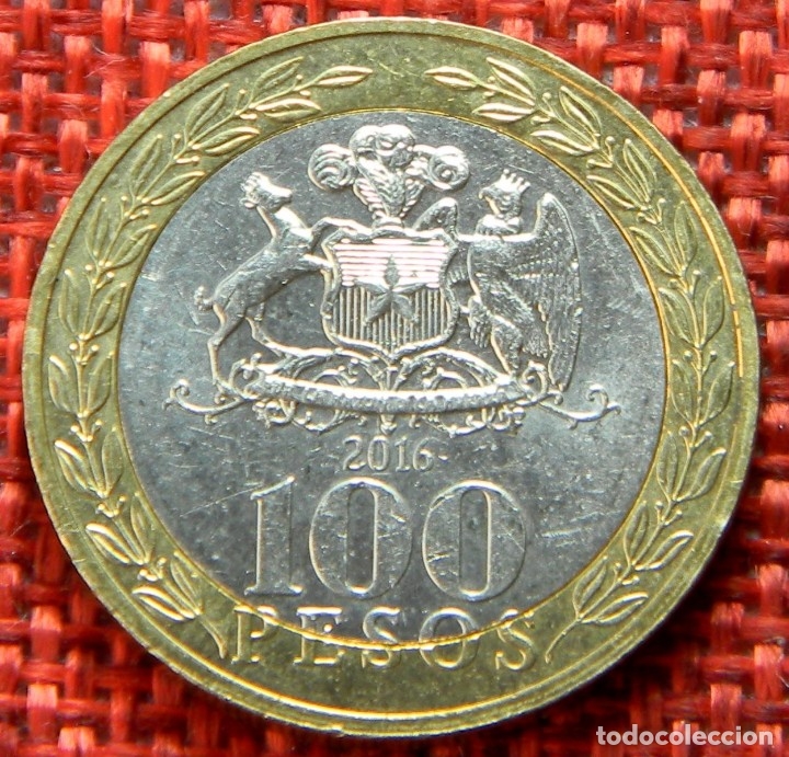 Monedas antiguas de Am&eacute;rica: Chile - 100 Pesos - 2016 - Foto 1
