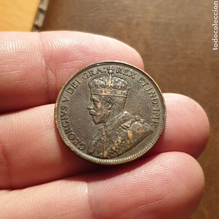 Monedas antiguas de Am&eacute;rica: Canada 1 cent 1919 - Foto 1