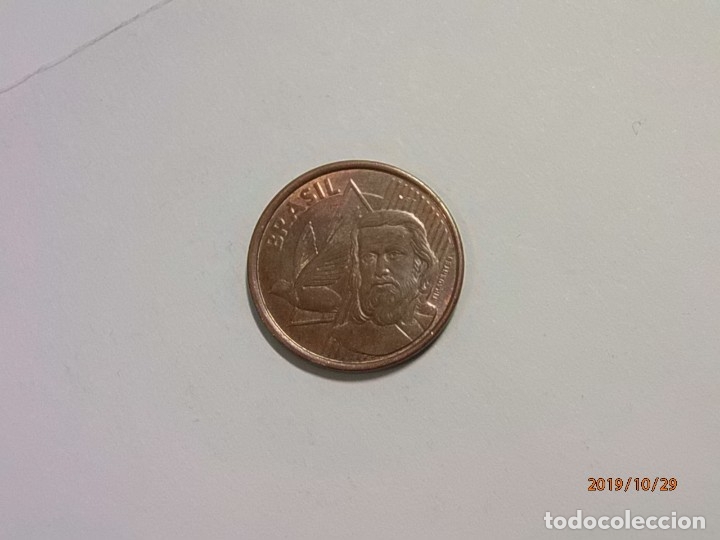 Monedas antiguas de Am&eacute;rica: BRASIL 5 CENTAVOS 2011 - BC. - Foto 1