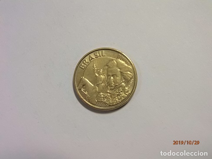 Monedas antiguas de Am&eacute;rica: BRASIL 10 CENTAVOS 2012 - MBC. - Foto 1