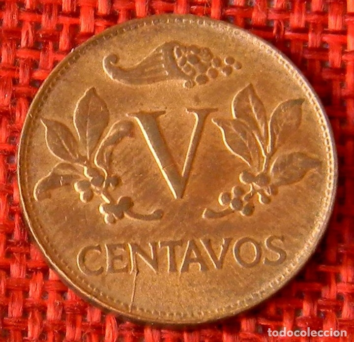 Monedas antiguas de Am&eacute;rica: Colombia &ndash; 5 Centavos &ndash; 1967 - Foto 1