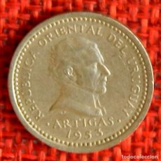 Monete antiche di America: URUGUAY – 2 CENTESIMOS – 1953. Lote 182176171