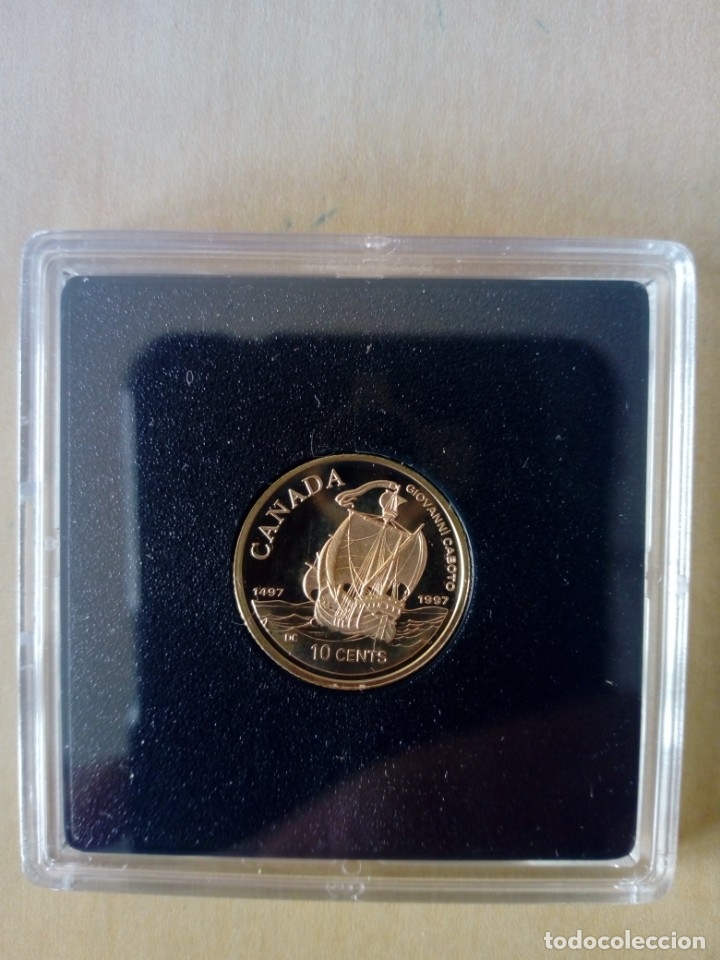 Monedas antiguas de Am&eacute;rica: Moneda 10 ctmos canada 1997 - Foto 1