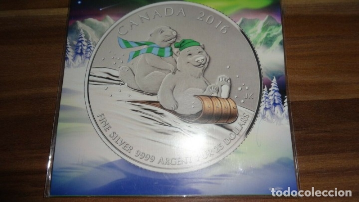 Monedas antiguas de Am&eacute;rica: CANADA 25 DOLARES 2016 - Foto 1