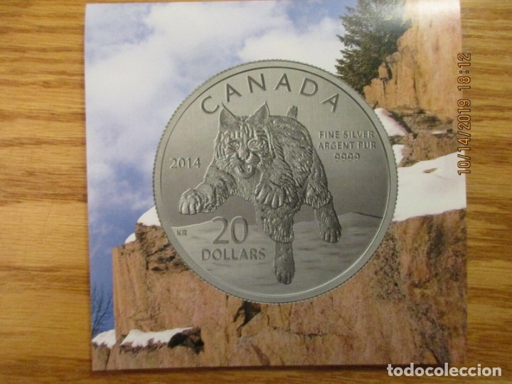 Monedas antiguas de Am&eacute;rica: CANADA 20 DOLARES 2014 - Foto 1
