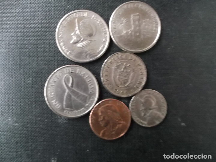 Monedas antiguas de Am&eacute;rica: conjunto de monedas de Panama - Foto 7