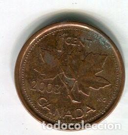 Monedas antiguas de Am&eacute;rica: CANADA 1 CENT A&Ntilde;O 2003 - Foto 2