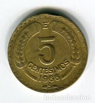 Monedas antiguas de Am&eacute;rica: CHILE 5 CENTESIMOS A&Ntilde;O 1966 - Foto 1