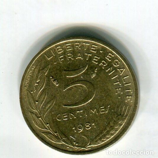 Monedas antiguas de Am&eacute;rica: FRANCIA 5 CENTIMOS A&Ntilde;O 1981 - Foto 1