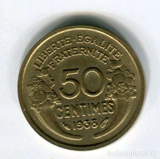 Monedas antiguas de Am&eacute;rica: FRANCIA 50 CENTIMOS A&Ntilde;O 1933 - Foto 1