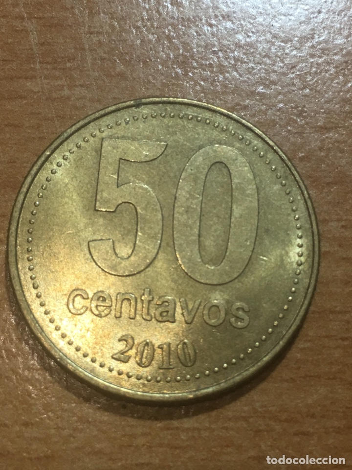 Monedas antiguas de Am&eacute;rica: Argentina 50 centavos 2010 - Foto 1