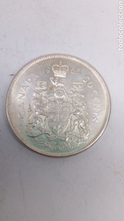 Monedas antiguas de Am&eacute;rica: Moneda de plata 50 Cents - Foto 2