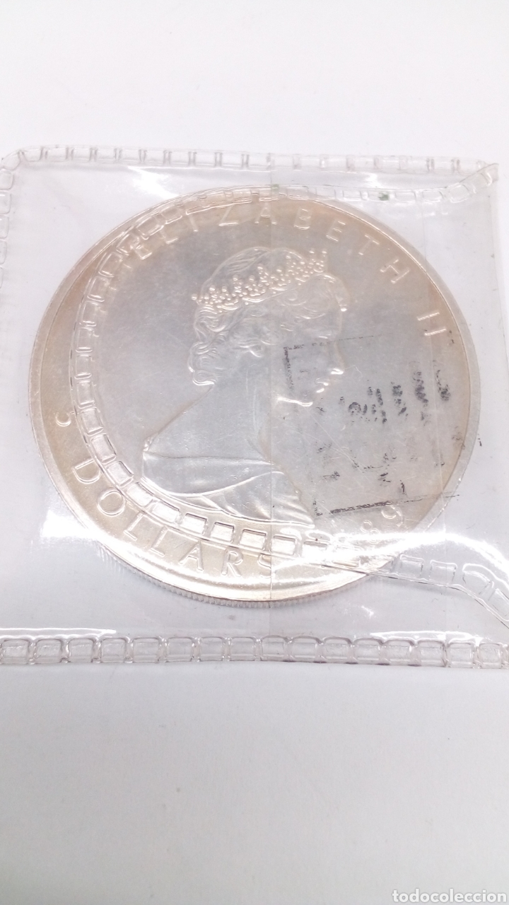 Monedas antiguas de Am&eacute;rica: Moneda Canada de plata 1989 - Foto 1