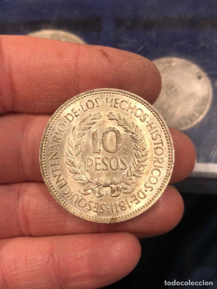 Monedas antiguas de Am&eacute;rica: Uruguay 10 pesos 1961 - Foto 2