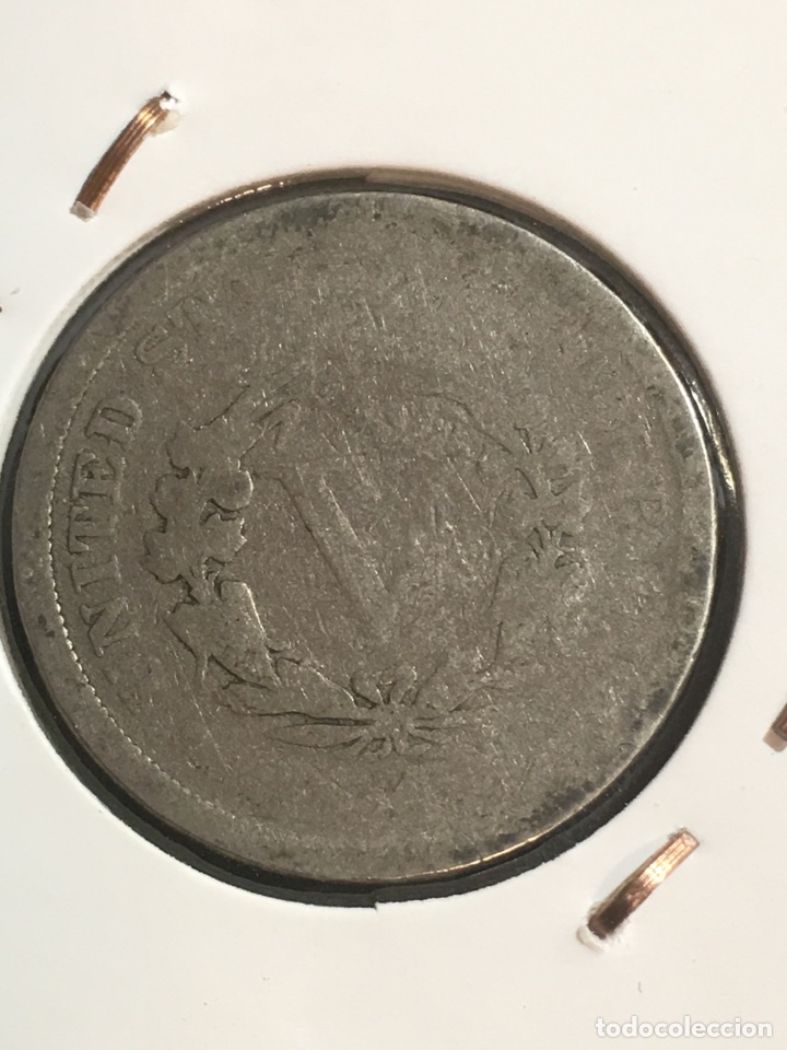 Monedas antiguas de Am&eacute;rica: Moneda usa 5 centavos 1903 - Foto 2