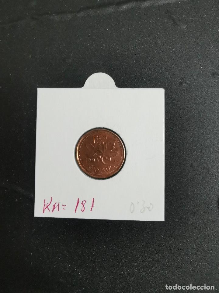 Monedas antiguas de Am&eacute;rica: CANADA 1 CENTIMO 1993  KM 187 - Foto 2