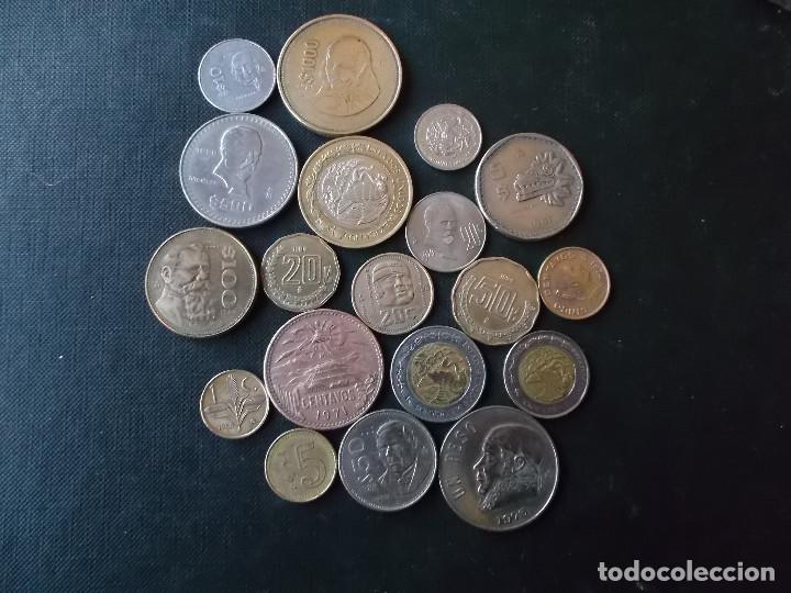 Monedas antiguas de Am&eacute;rica: conjunto de monedas de Mexico - Foto 1