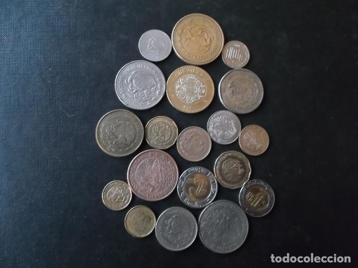 Monedas antiguas de Am&eacute;rica: conjunto de monedas de Mexico - Foto 2