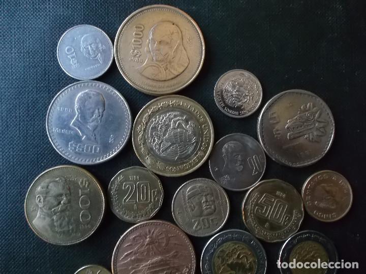 Monedas antiguas de Am&eacute;rica: conjunto de monedas de Mexico - Foto 3