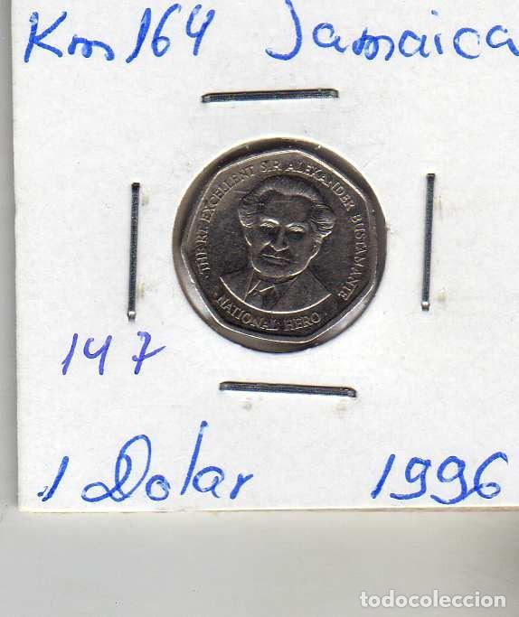 Monedas antiguas de Am&eacute;rica: JAMAICA 1 DOLAR 1996 - Foto 1