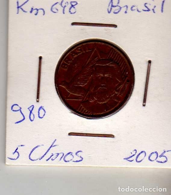 Monedas antiguas de Am&eacute;rica: BRASIL 5 CENTIMOS 2005 - Foto 1
