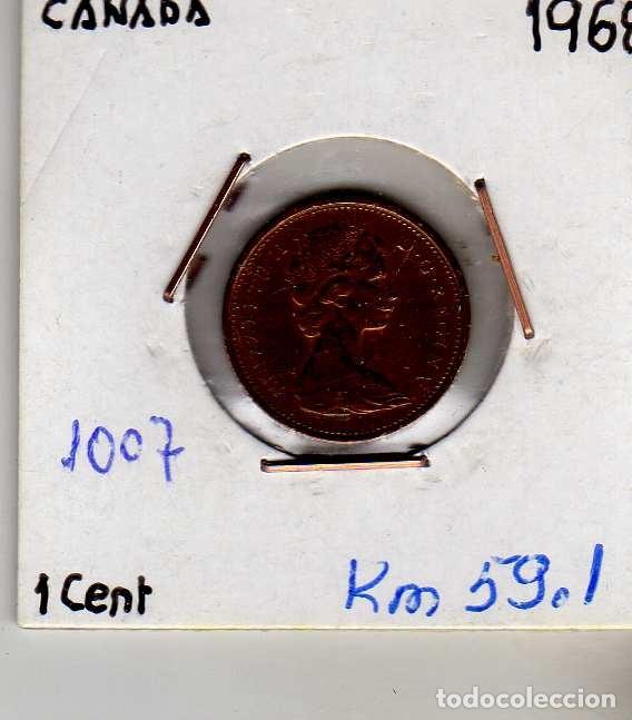 Monedas antiguas de Am&eacute;rica: CANADA 1 CENTAVO 1968 - Foto 1