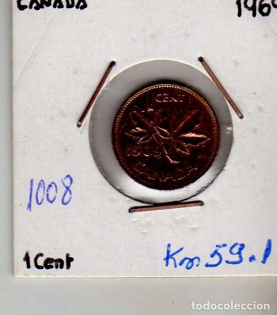 Monedas antiguas de Am&eacute;rica: CANADA 1 CENTAVO 1969 - Foto 1