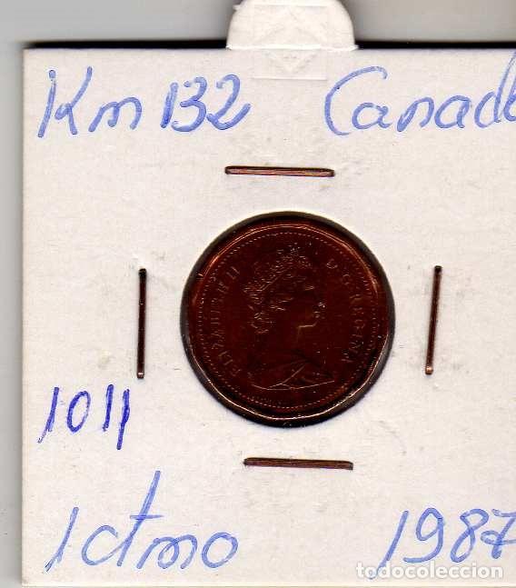 Monedas antiguas de Am&eacute;rica: CANADA 1 CENTAVO 1987 - Foto 1