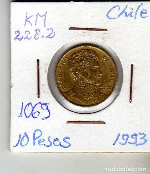 Monedas antiguas de Am&eacute;rica: CHILE 10 PESOS 1993 - Foto 1