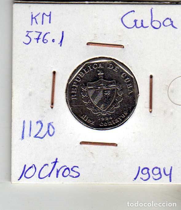Monedas antiguas de Am&eacute;rica: CUBA 10 CENTAVOS 1994 - Foto 1