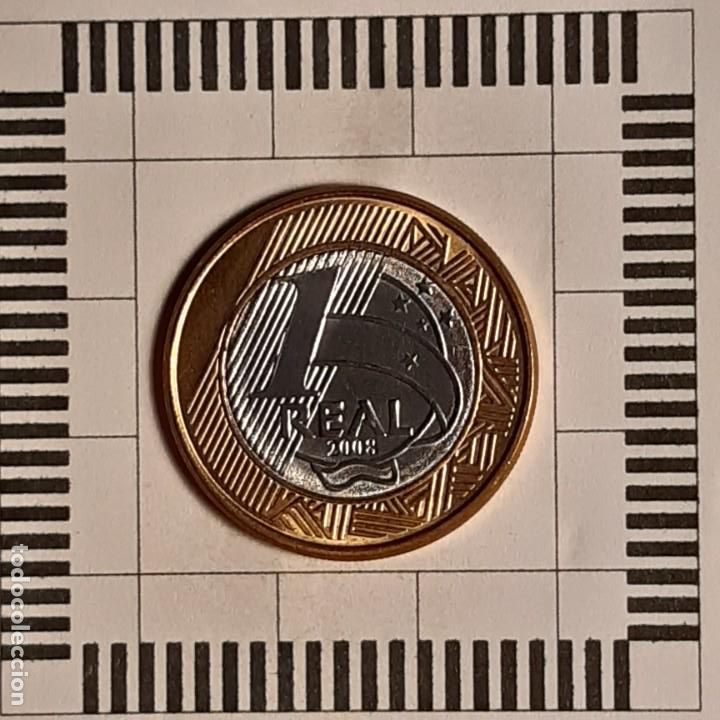Monedas antiguas de Am&eacute;rica: 1 REAL, BRASIL. 2008 - Foto 2