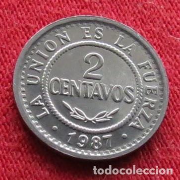Monedas antiguas de Am&eacute;rica: Bolivia 2 centavos 1987 UNC - Foto 1