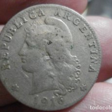 Monedas antiguas de América: MONEDA DE ARGENTINA - 20 CENTAVOS AÑO 1916 RARA - MIRA MAS EN VENTA