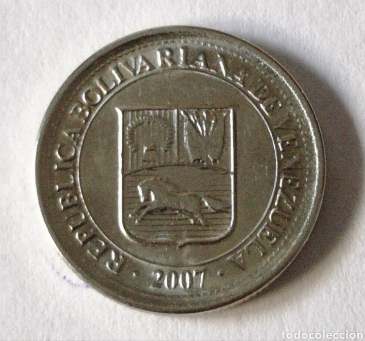 Monedas antiguas de Am&eacute;rica: Moneda 10 c&eacute;ntimos Venezuela 2007 - Foto 2