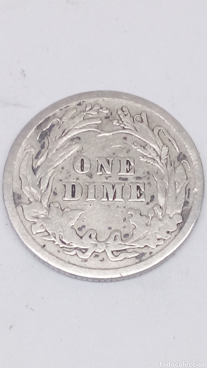 Monedas antiguas de Am&eacute;rica: Moneda de plata 1911 - Foto 2