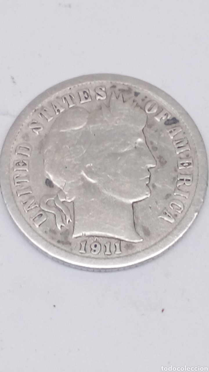 Monedas antiguas de Am&eacute;rica: Moneda de plata 1911 - Foto 1