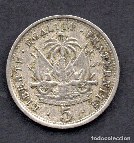 Monedas antiguas de Am&eacute;rica: HAITI - 5 CENTIMOS 1904 - Foto 2