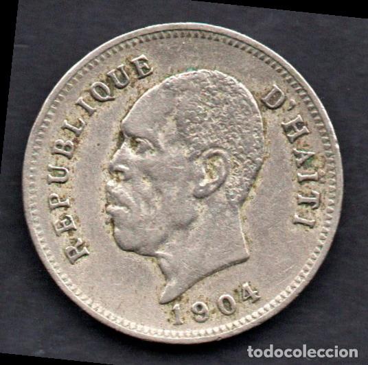 Monedas antiguas de Am&eacute;rica: HAITI - 5 CENTIMOS 1904 - Foto 1