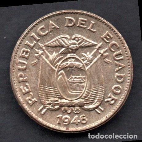 Monedas antiguas de Am&eacute;rica: ECUADOR 5 CENTAVOS 1946  EBC - Foto 1
