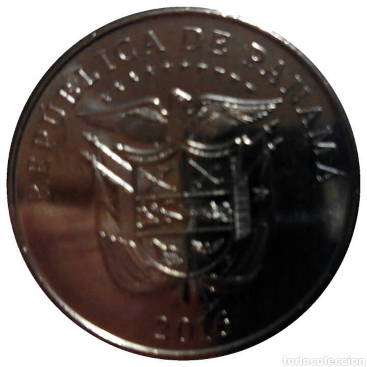Monedas antiguas de Am&eacute;rica: Panam&aacute; 1/4 balboa 2016 - Foto 2
