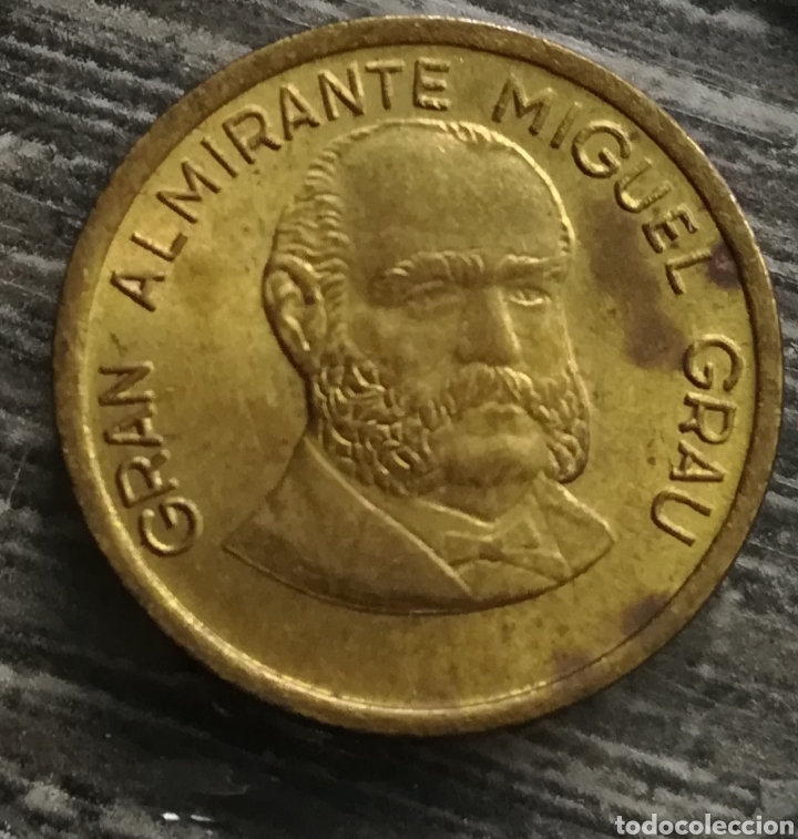 Monedas antiguas de Am&eacute;rica: Moneda Per&uacute; 20 c&eacute;ntimos 1986 - Foto 2