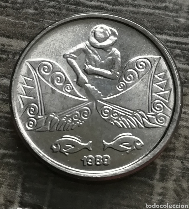 Monedas antiguas de Am&eacute;rica: Moneda Brasil 5 centavos 1989 - Foto 2