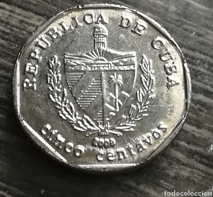Monedas antiguas de Am&eacute;rica: Moneda Cuba 5 centavos 2009 - Foto 2