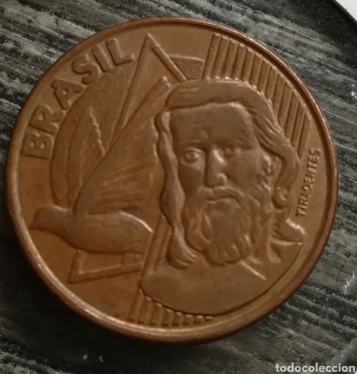 Monedas antiguas de Am&eacute;rica: Moneda Brasil 5 centavos 2003 - Foto 2